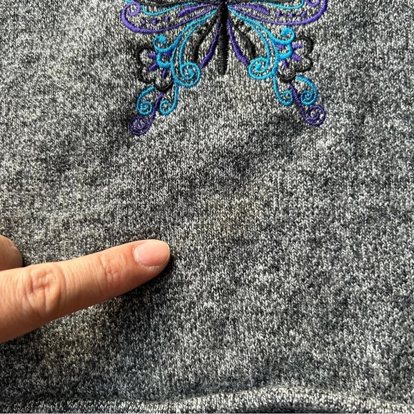 Aritzia Babaton Erin Wool Linen Blend Sweater With Buttery Embroidery - Picture 16 of 16